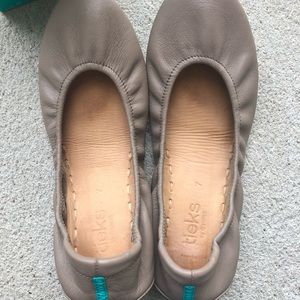 Taupe Tieks size 7